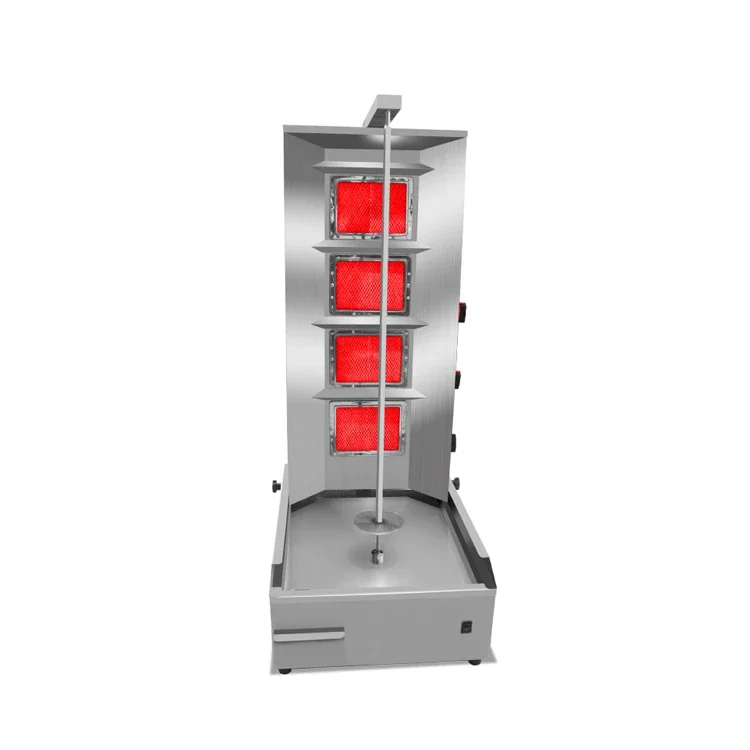 Horus HR-90 Automatic Electric Shawarma Machine Gas Grill Doner Kebab Grill For Commercial Use