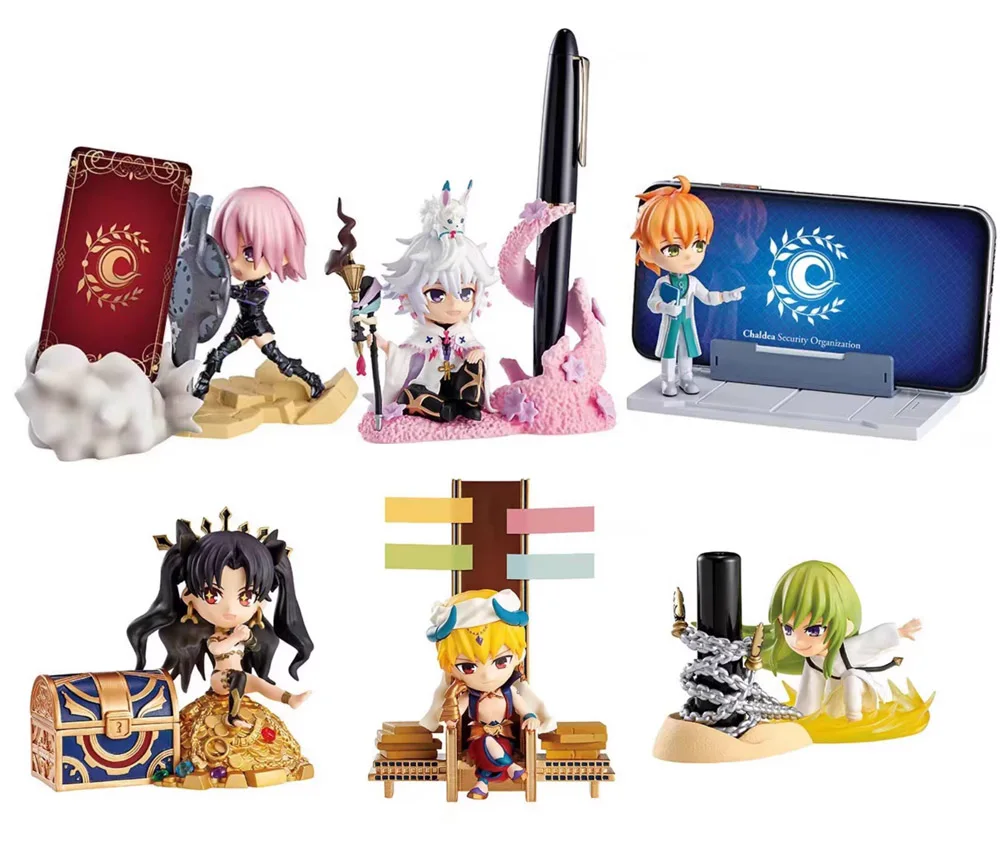 Новейшая 1 компл./6 шт. японская оригинальная аниме-фигурка Q версия Mash Kyrielight/Enkidu фигурка Коллекционная модель игрушки для мальчиков