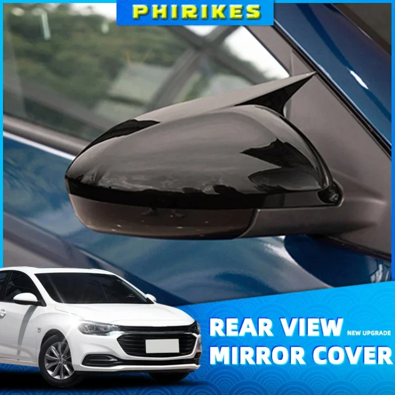 

Auto Rear View Mirror Shell Cap Housing Wing Door Side Mirror Cover For Chevrolet Monza 2019 2020 2021 2022