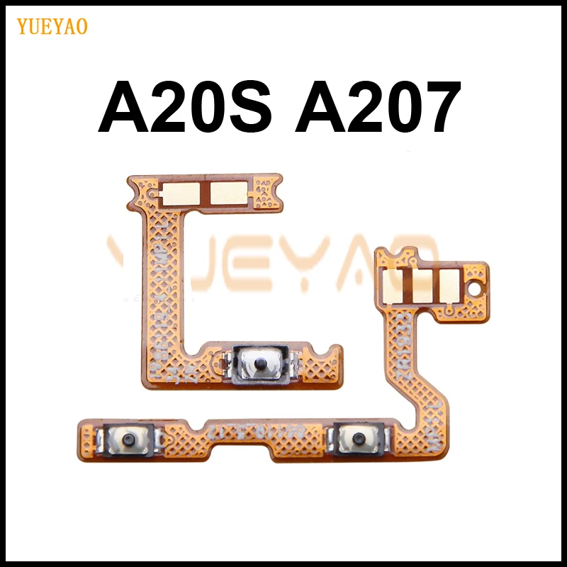 Power ON OFF Mute Switch Control Key Volume Button Flex Cable For Samsung Galaxy A20S A207 Power Flex Cable