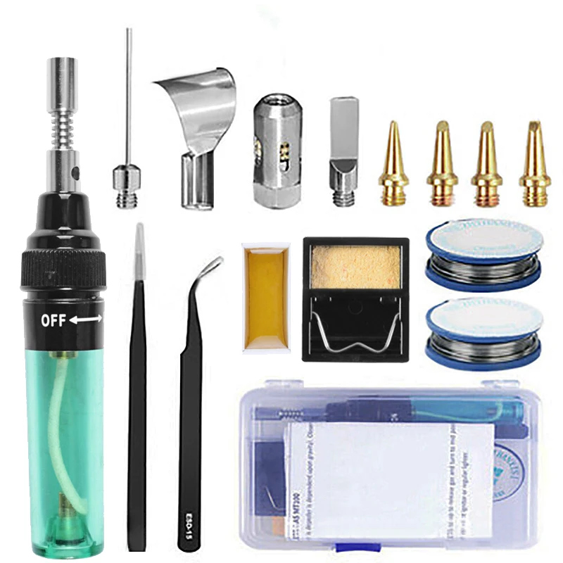 Wireless Gas Soldering Iron Tool Set Pen Type Gas Soldering Iron MT-100 Multifunctional Gas Soldering Iron Set Gas Manual Tool