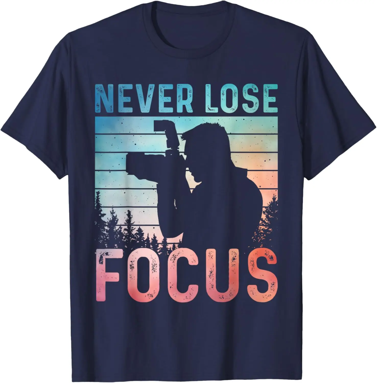 Funny Photography Design For Men Women Camera Photographer T-Shirt