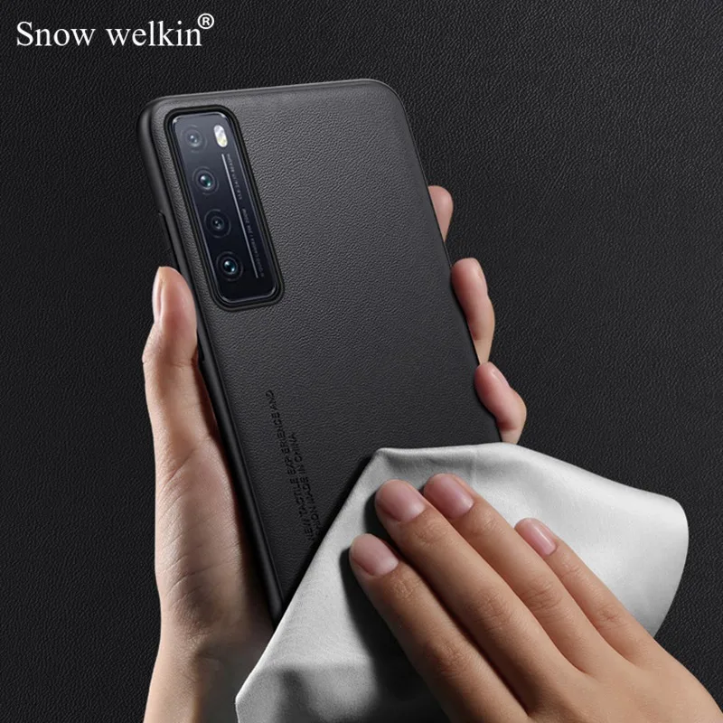 Luxury PU Leather Case Cover For Huawei Nova 7 Pro Shockproof Silicone Case For Huawei Nova 7 SE 5G 7i Phone Cases Cover Coque