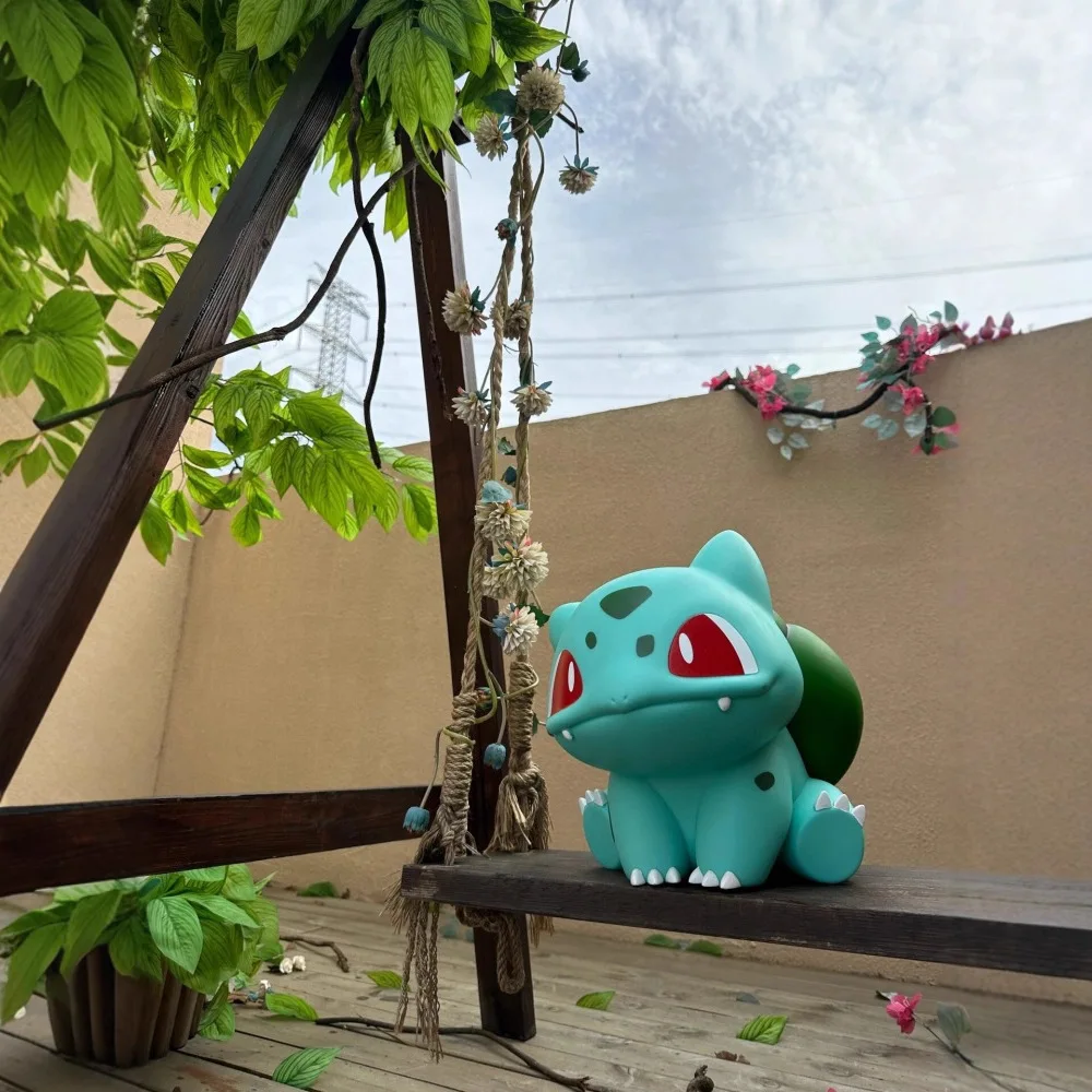 Pokemon Bulbasaur Cute Doll Cartoon Collectible Figure Anime Toy Living Room Desktop Car Decoration Ornaments Gift For Anime Fan - view 4