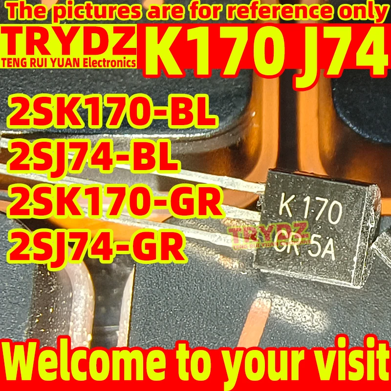50-5pcs New 2SK170-BL 2SJ74-BL 2SK170-GR 2SJ74-GR 2SK170BL 2SJ74BL 2SK170 2SJ74 K170 J74 TO-92 Transistor