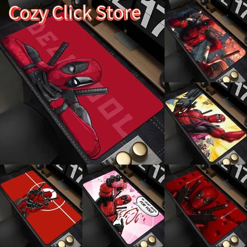

MINISO Marvel Deadpool Anime Mouse Pad Extended Desk Mat Non-Slip Mousepad for Office PC Gamers and Laptop Cool Keyboard Carpet