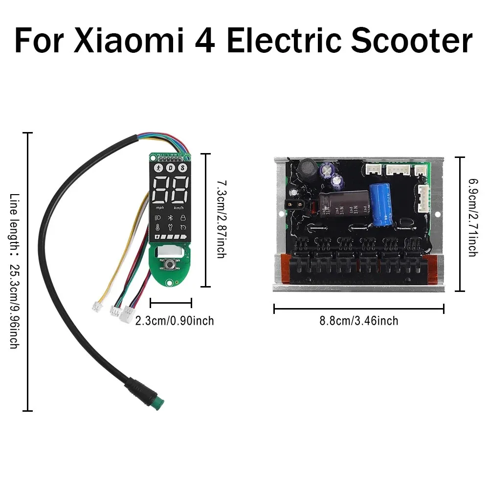 Electric Scooter Motherboard Controller Repair Accessories For Xiaomi 4 Kickscooter Dashboard Dispaly Circuit Board Parts