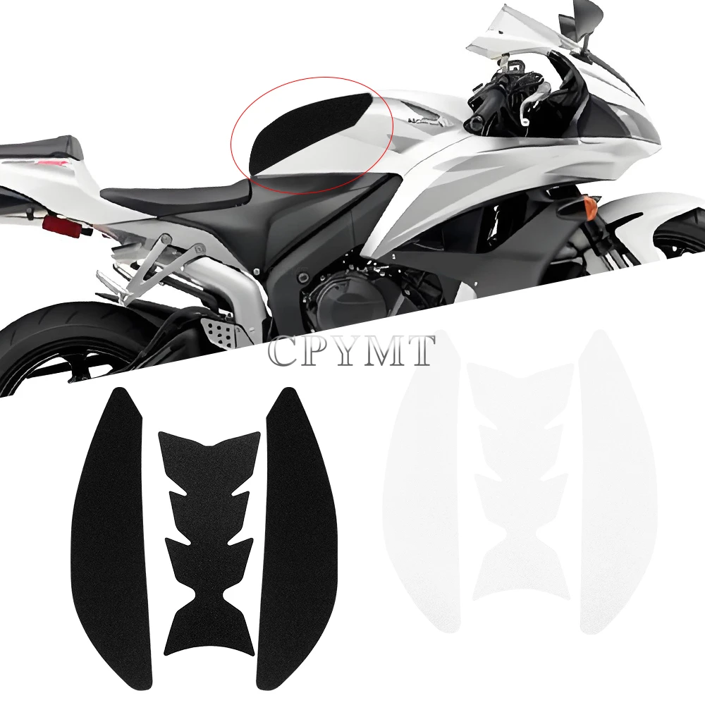 

Нескользящие боковые наклейки на топливный бак мотоцикла, матовые наклейки, подходят для CBR600RR CBR 600RR 2007-2012 2008 2009 2010 2011