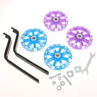 Kids Bike Training Wheels Bike Flash Mute Wheel Bicycle Stabiliser Mounted Kit For 12/14/16/18/20 Inch Children Kids Bicycle
