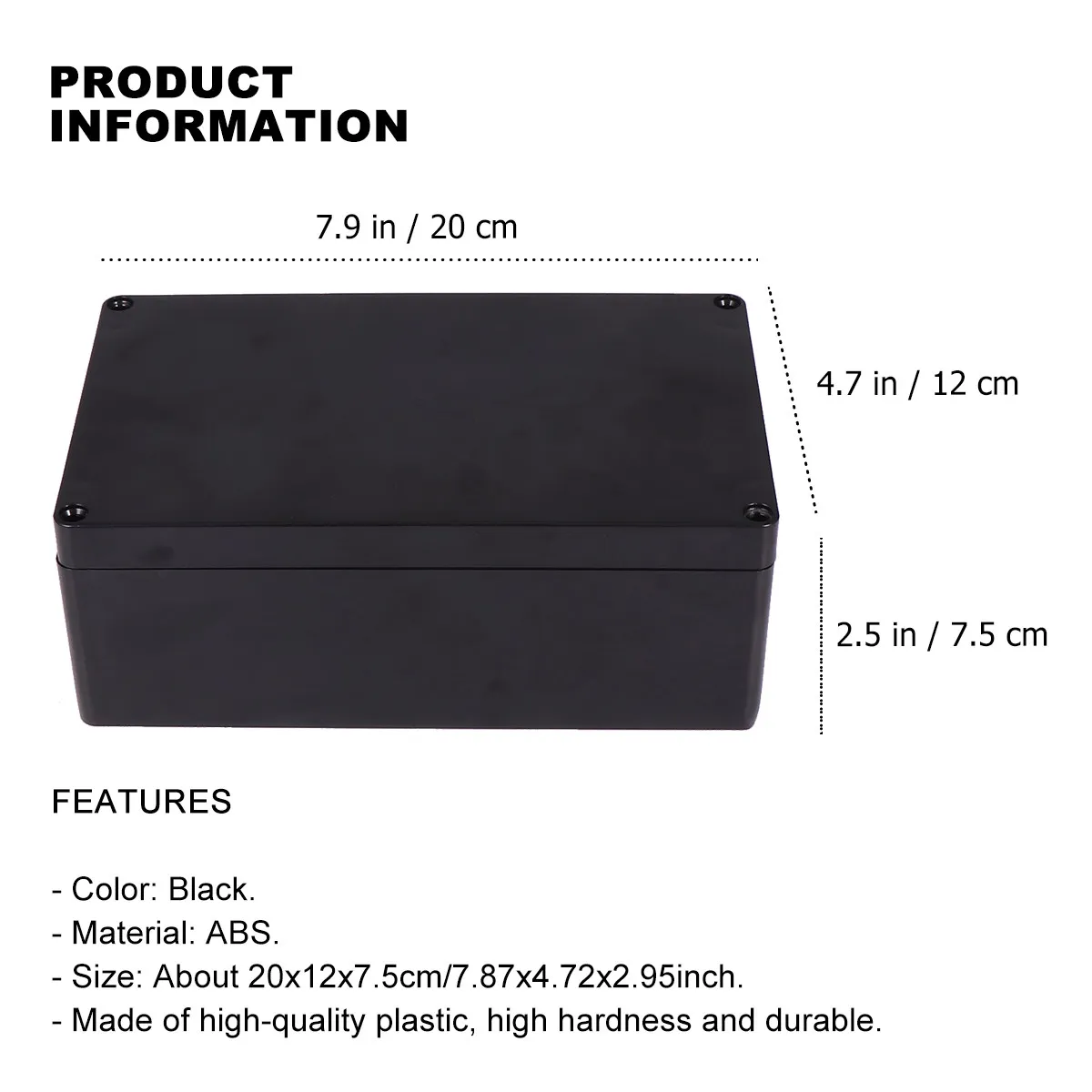 1 pcs Junction Box Cover Electrical Outdoor Waterproof Halloween Christmas New Year Electronics Box Enclosure Sturdy