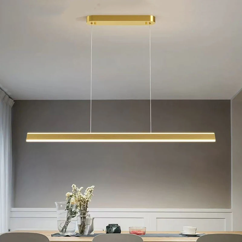 Minimalist LED Chandelier for Villa Home - Modern Ceiling Light for Living Room, Bedroom, Dining Room, Indoor Lighting Fixture view 3