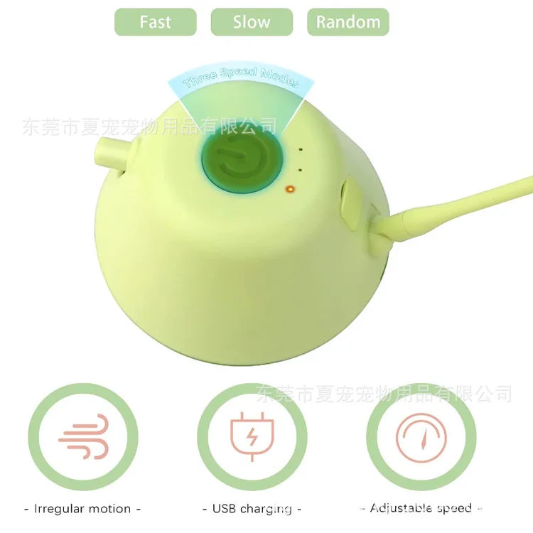 Ready-to-ship New Led Light Electric Cat Toy Smart Usb Rechargeable Feather Teaser Wand Cat Pet Supplies