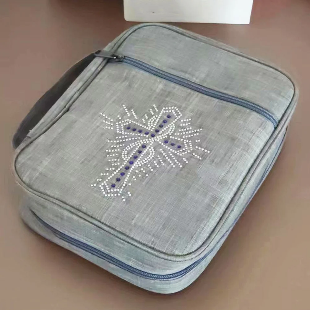 Bag Book Bible Pack The Tote Bags for Women Notebook Case Multifunction Polyester