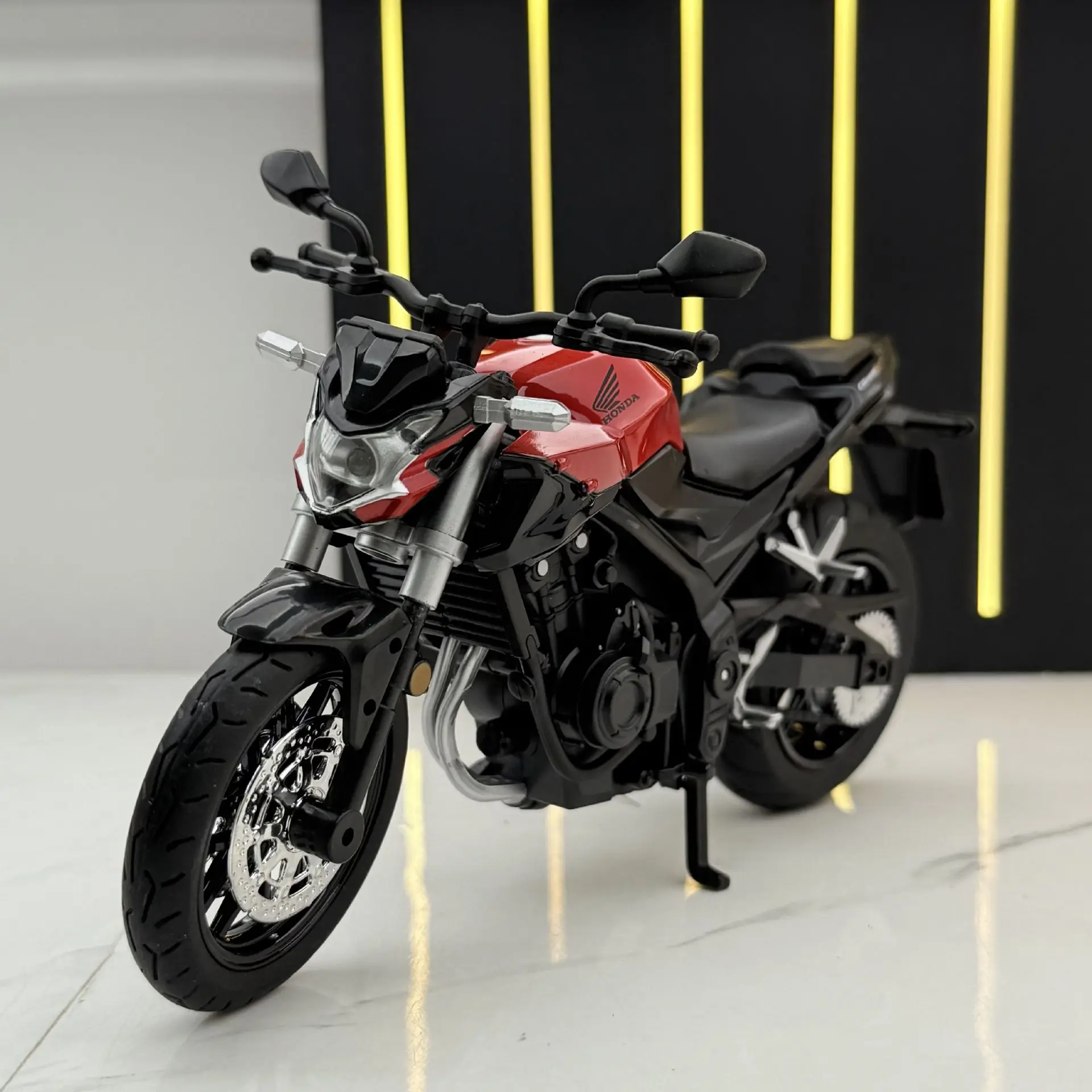 1:12 CBF400 دراجة نارية الصوت والضوء لعبة أطفال نموذج حلية دييكاست سبيكة نموذج سيارة تحصيل #1