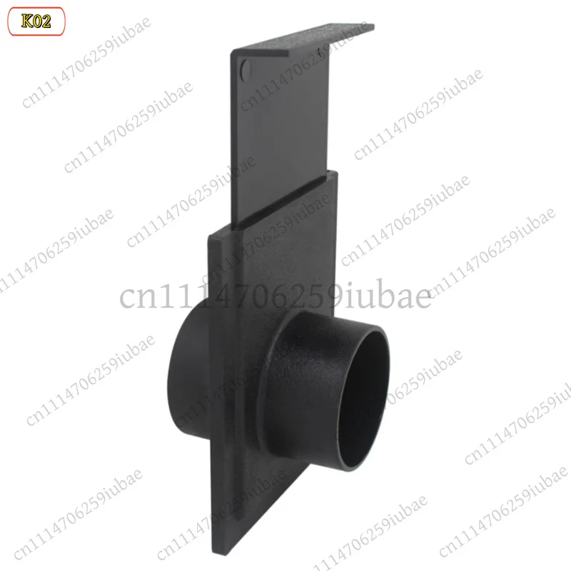 Woodworking Dust Collection Fittings Kit Elbow Tee Reducer Slide Gate Valve For Industrial Vacuum System Spare Connecting Part