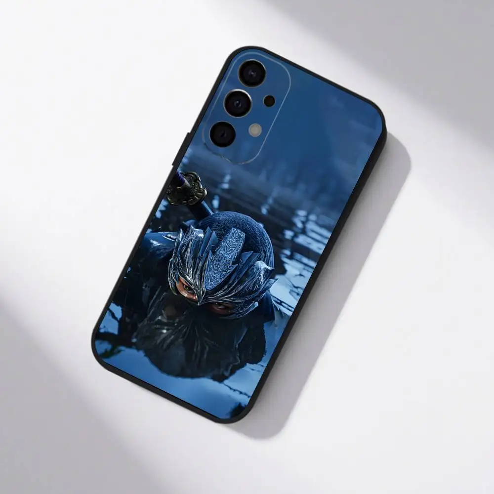 حافظة هاتف N-Ninja Gaiden NG4 لهاتف سامسونج S25، S24، S21، S22، S23، S30، Ultra، S20، Plus، Fe، Lite، 5G غطاء أسود