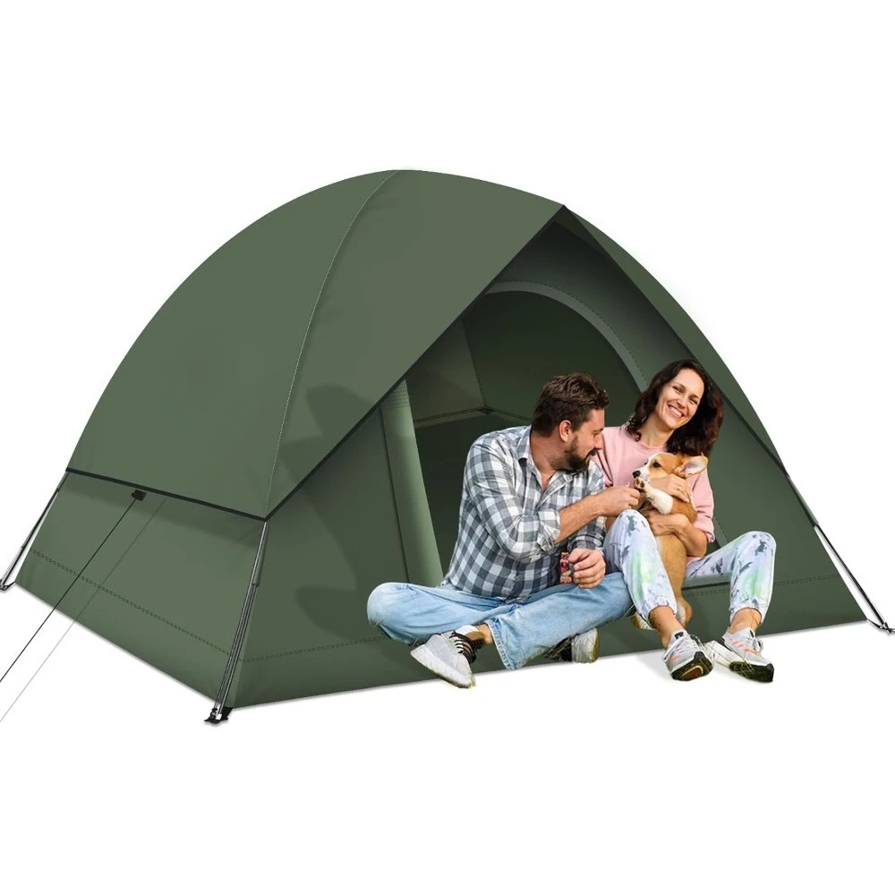 

Tents for Camping 3-4 Person with Rainfly, Camping Tents Waterproof Windproof, Not Crowded for 2 Person Camping Tent