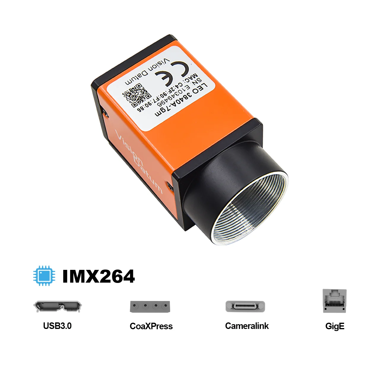 High Speed Motion 5MP IMX264 3.45um 2/3