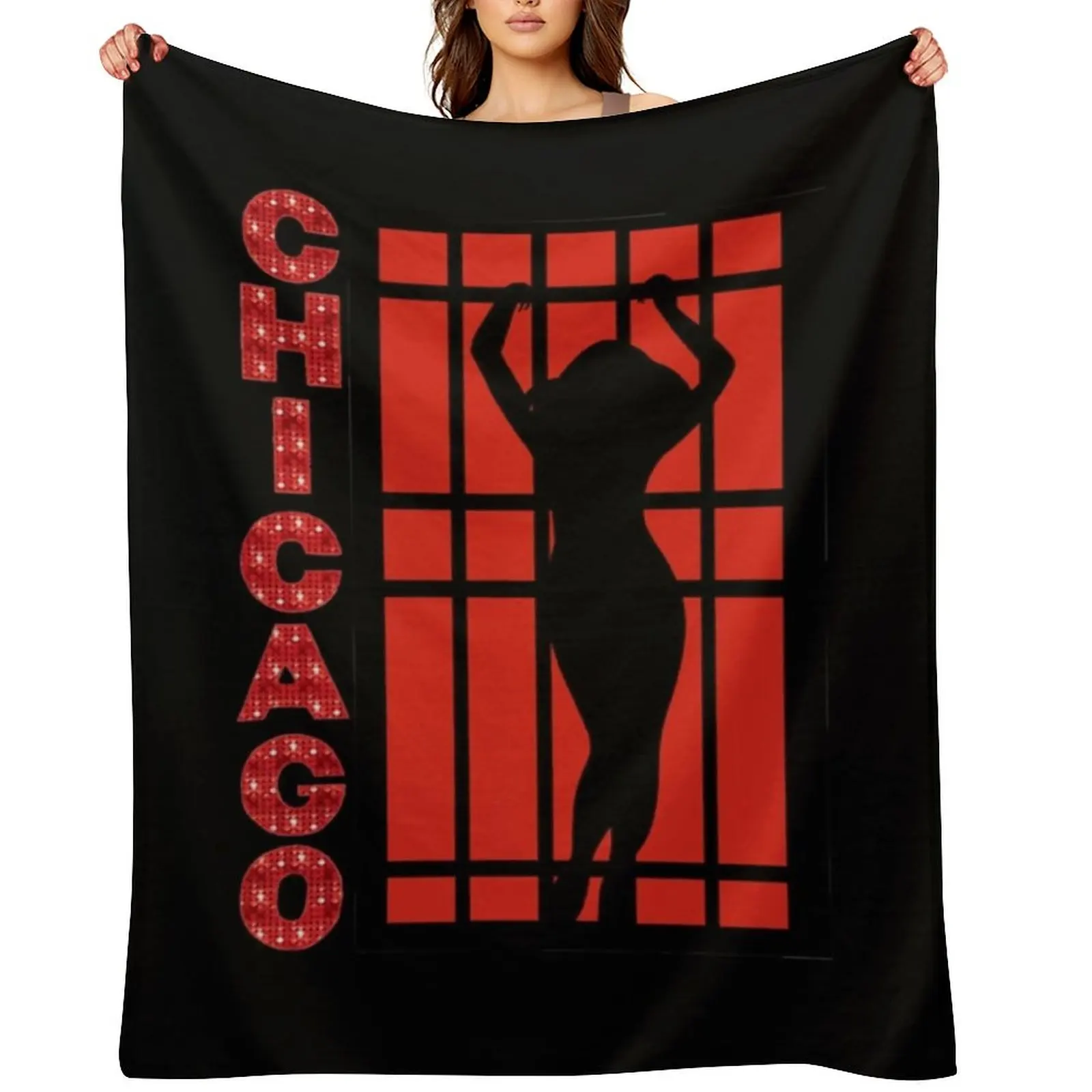 

Chicago the Musical Classic T-Shirt Throw Blanket Soft Plaid decorative Luxury Throw Hair Blankets