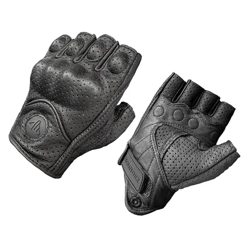 Guantes de verano para motocicleta, guantes de medio dedo para carreras, Luva, ciclismo, Motocross, Dirt Bike, Motocross, cuero genuino transpirable