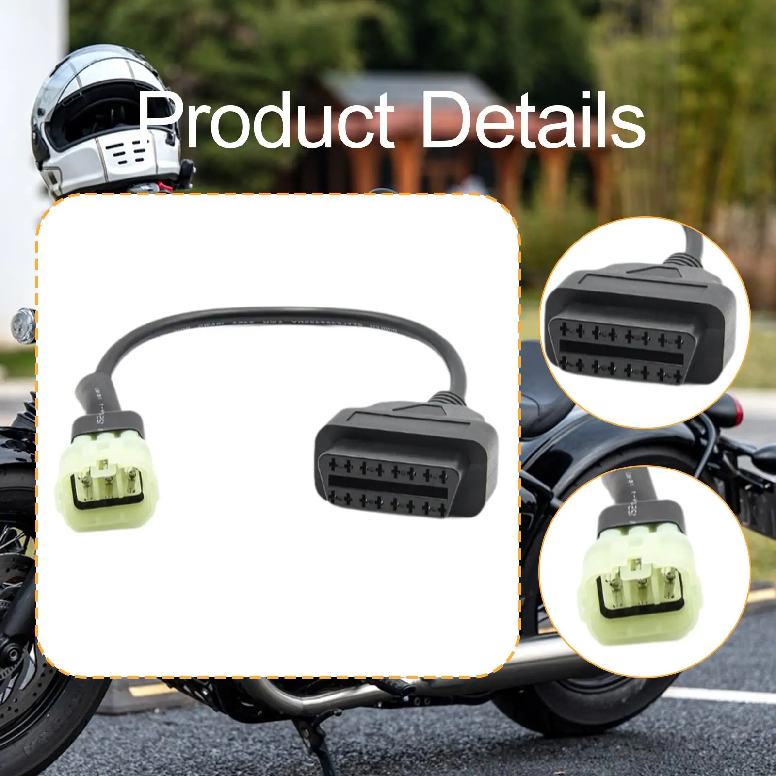 

Кабель-адаптер для мотоцикла с 6 контактами, портативный, для ремонта и замены, инструмент для конвертации