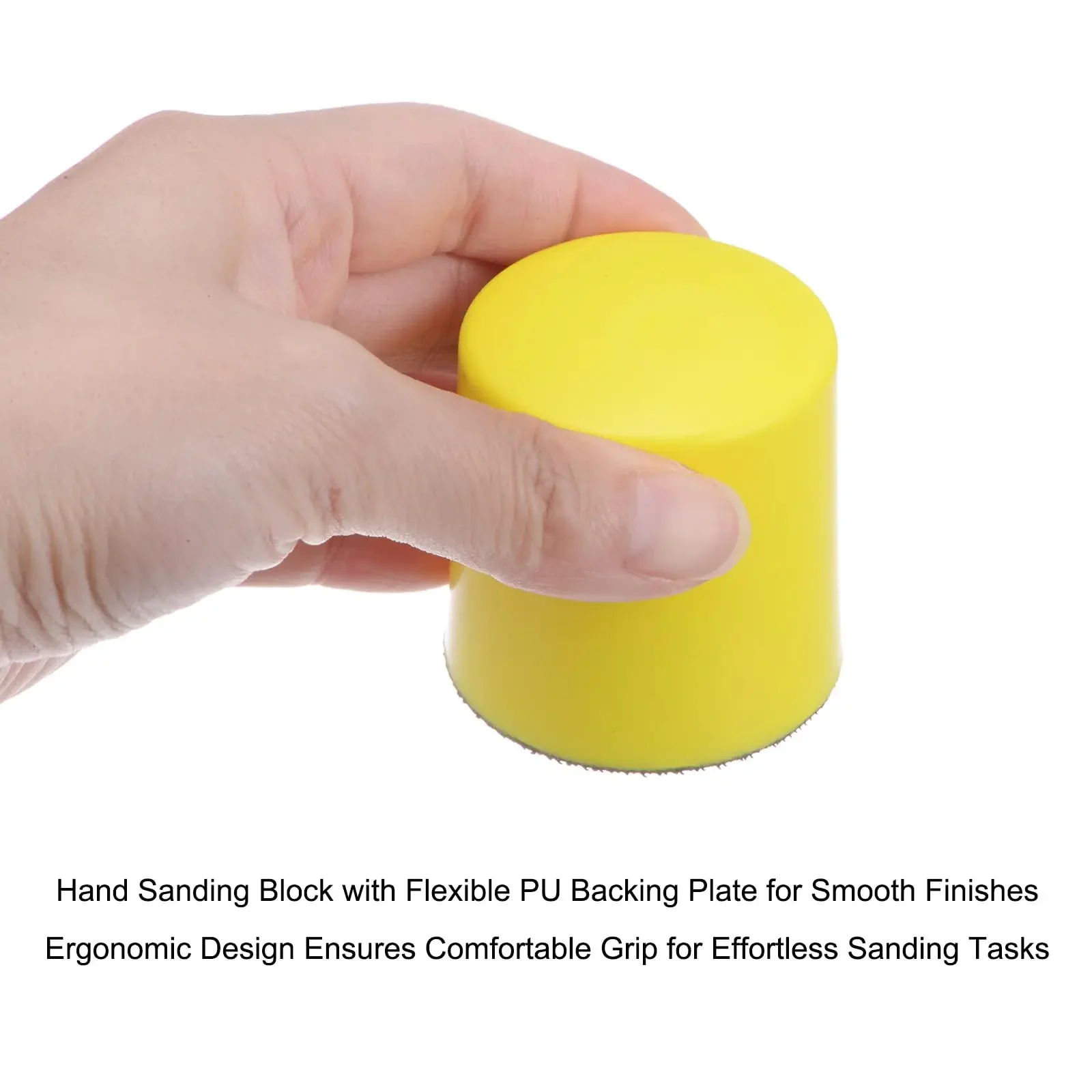 Papier de verre à crochet et boucle de 2 pouces, 2/10/102 pièces avec blocs de ponçage à la main, grains assortis de 60 à 3000 pour le polissage des miroirs du bois et du métal