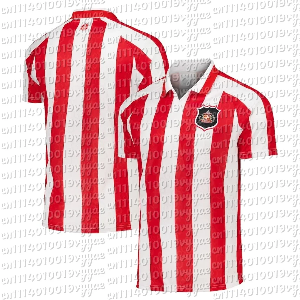 26-27 Sunderland Style Familien-Fußballtrikots, Sommer-Freizeit-Kurzarm-Fußball-T-Shirt, Herren-, Damen- und Kinderkleidung – Detail 1