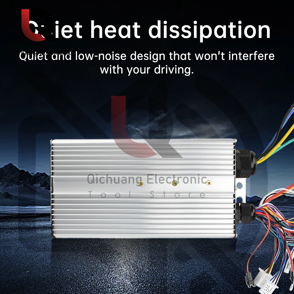 

Интеллектуальный бесщеточный контроллер 48 В 60 В 72 В 84 В 3000 Вт для двигателя BLDC/электрического велосипеда/бояка/трехколесного велосипеда/мотоцикла/скута