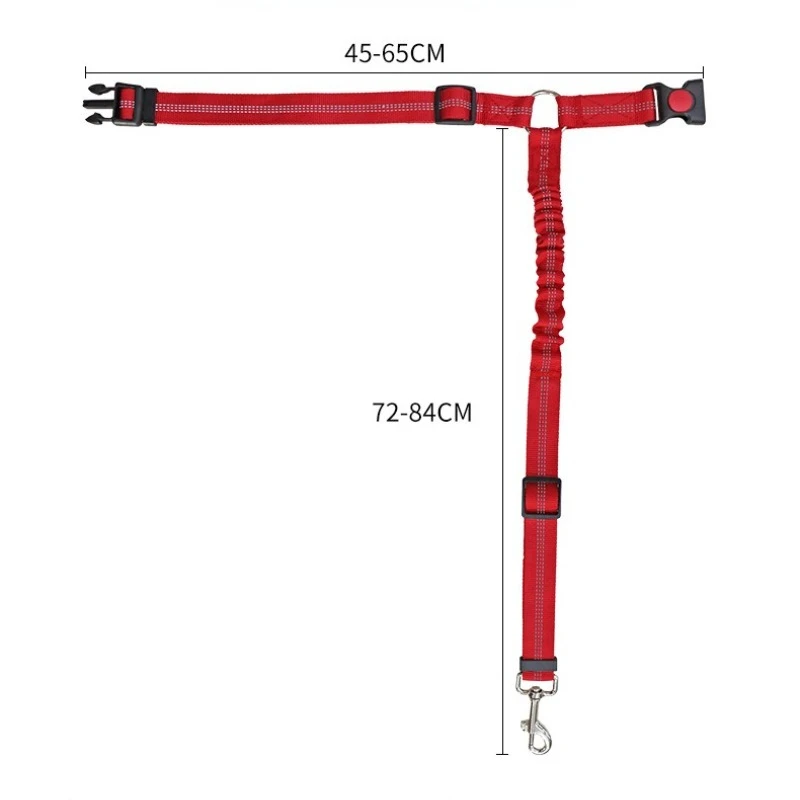 2-in-1 الكلب حزام الأمان للسيارة مسند الرأس ضبط النفس قابل للتعديل عاكس سلامة الحيوانات الأليفة مقعد حزام كليب مشبك حبل الكلاب الصغيرة المتوسطة الكبيرة #5