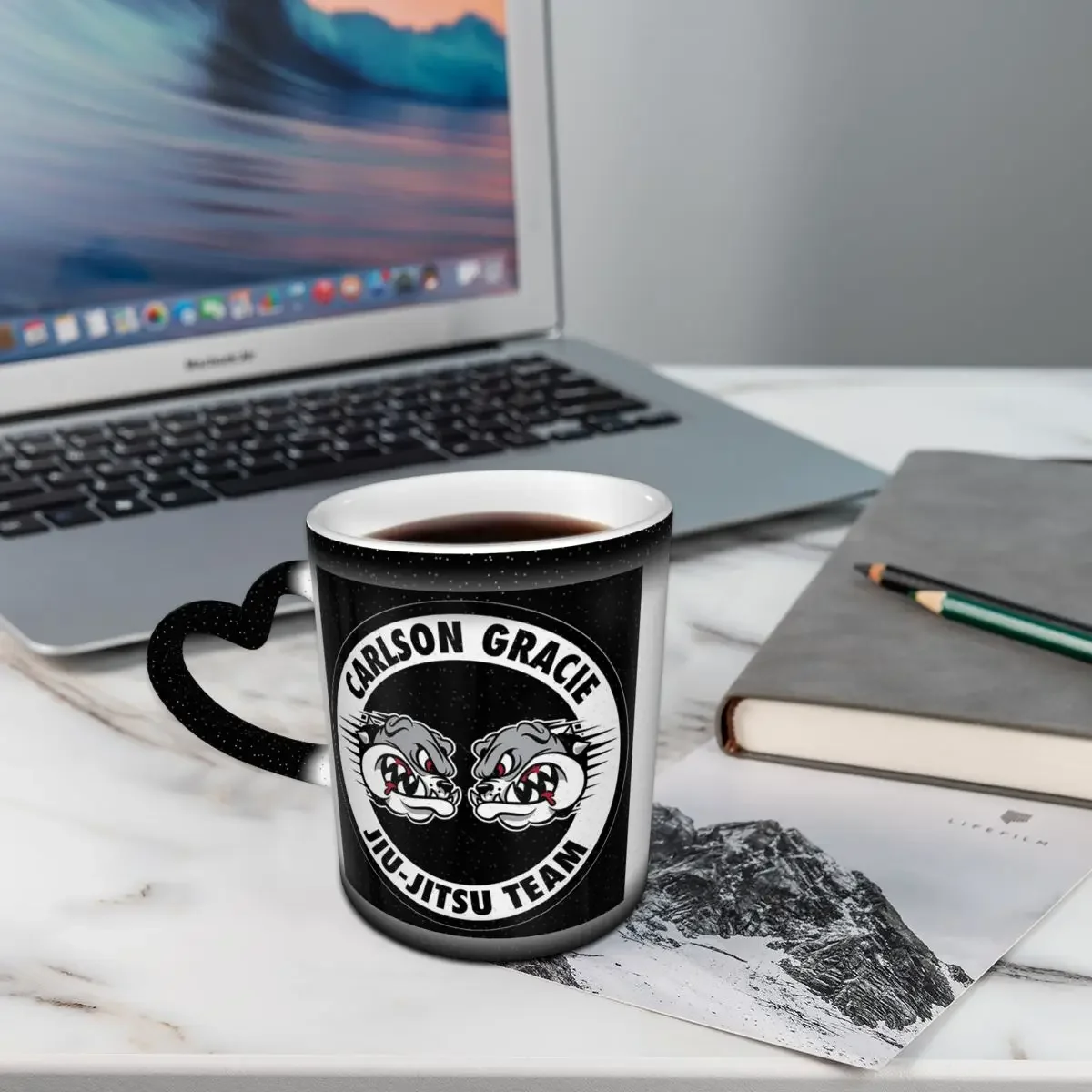 Carlson Gracie Jiu Jitsu Team Mug Funny Ceramic Coffee Cups Tea Mugs Milk Cup Drinkware Gift for Woman Man