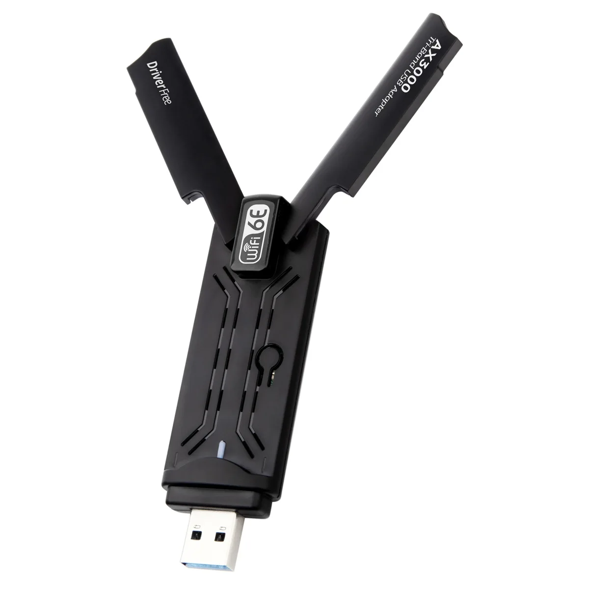 WiFi 6 USB-Adapter 1800 Mbit/s 2,4 G/5 GHz Dualband 802.11AX Wireless Wi-Fi Dongle Netzwerkkarte USB 3.0 WLAN-Adapter für Windows 11