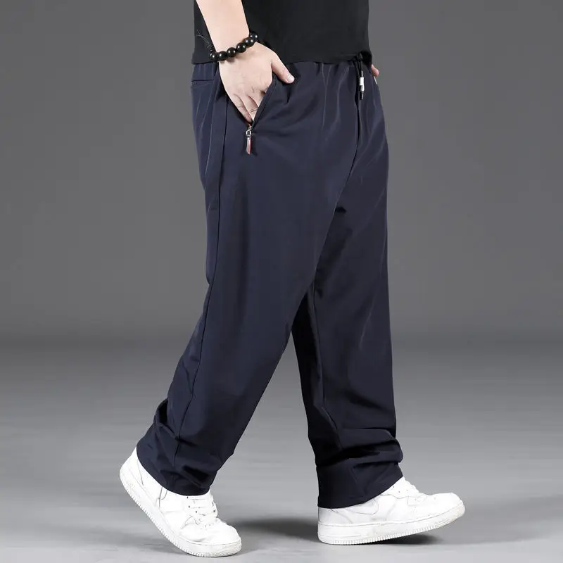 7XL 8XL Plus Size Pants Men Baggy Pants Fashion Casual Elastic Waist Trousers Male Sweatpants Big Size 8XL Pants Male