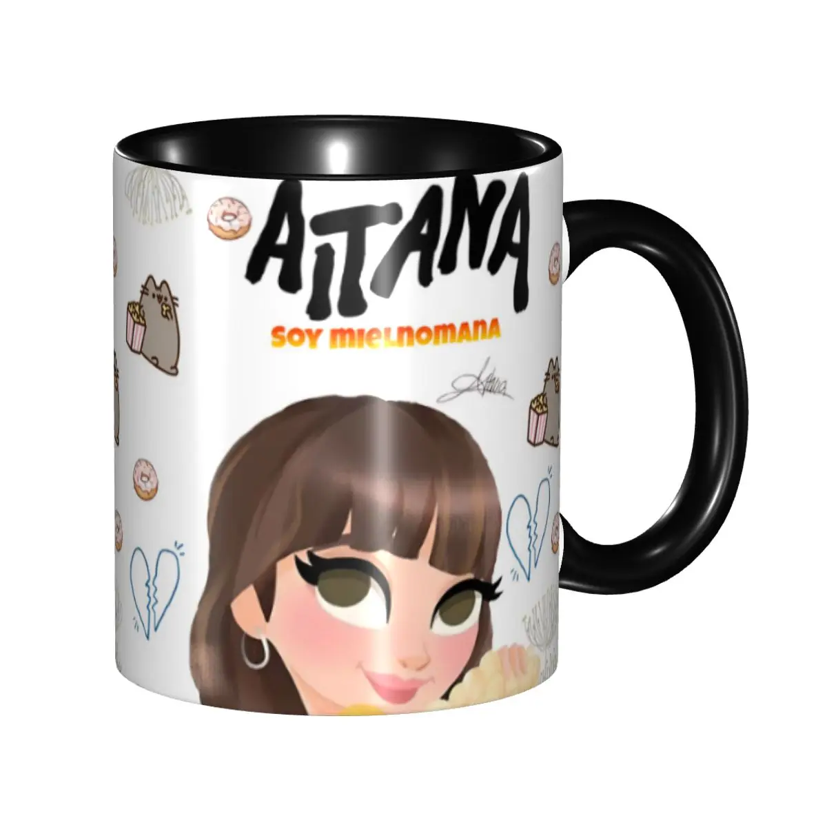 

Spanish Singer Aitanas Mugs Customized Coffee Ceramic Mug Cup Creative Gift