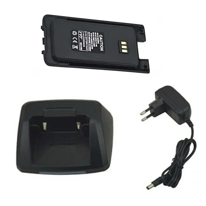 MD390 7.4V 2200mAh Li-ion Battery + AC Charger for TYT Tytera MD-390 MD-358 MD-398 MD358 MD398 MD-UV390 MD-390G MD UV390 Radio