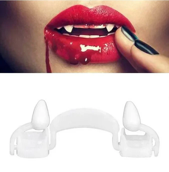 ハロウィーン用の格納式吸血鬼の牙,吸血鬼の入れ歯,ホラーコスプレ,パーティーの装飾,偽の歯