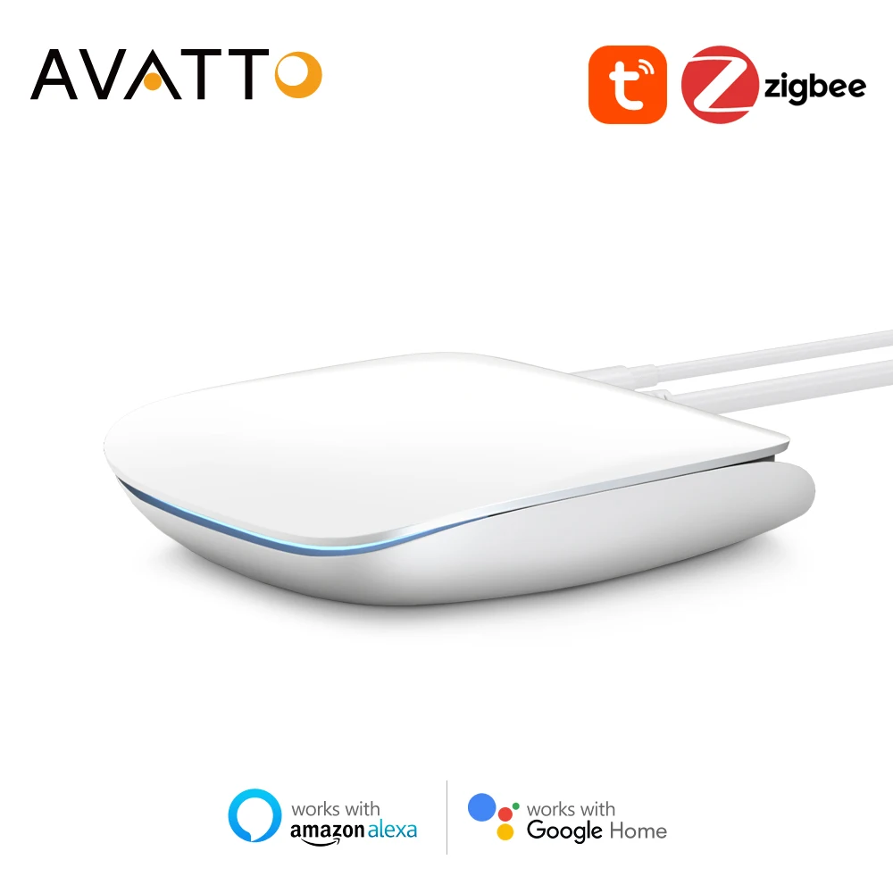 AVATTO Tuya ZigBee 3.0 Smart Hub,Wired Gateway Bridge for Smart Life App Voice Remote Control,Works with Alexa Google Home