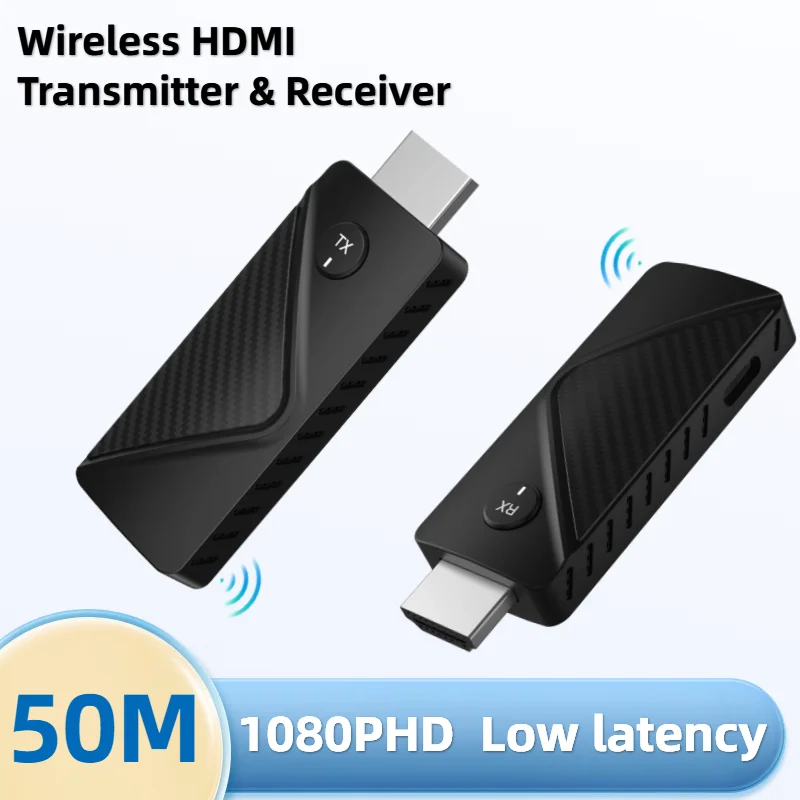 

Беспроводной HDMI-передатчик и приемник 1080P с дальностью действия до 50 метров для ноутбуков, мониторов, проекторов, телевизоров и ПК.