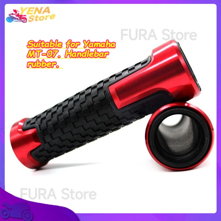 

Install the handlebar grip cover. Motorcycle accessory. Suitable for Yamaha MT-07. Handlebar rubber.