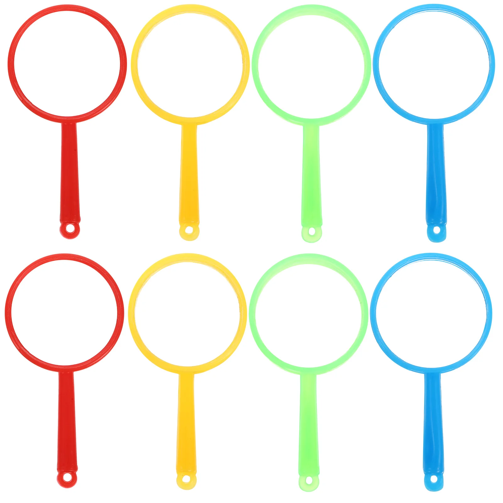 72 pçs handheld colorido lupas de leitura portátil plástico crianças festa favores perto observação jóias