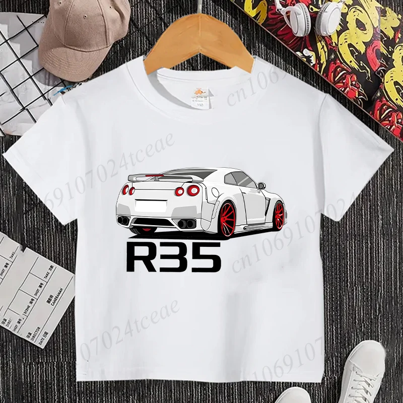 Japanese Car Drift Race Car T Shirt Harajuku Short Sleeve T-shirt History of The Legend Graphics Tshirt Adults Kids T-shirt Tops