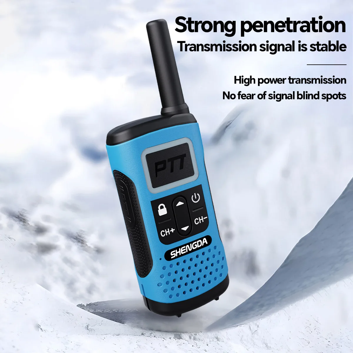 SHENGDA T60 Kids' Walkie-Talkie Multiple color options Battery level indicator Easy to carry Communication distance 1-3km