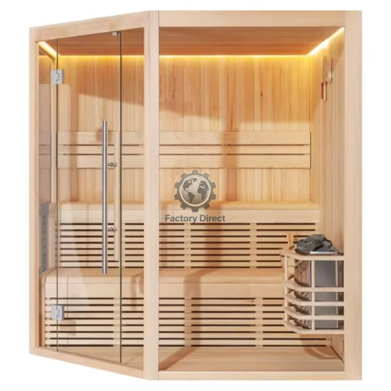 

Traditional Sauna 6 Person Traditional Sauna Room Hemlock Traditional Dry Sauna Room Indoor