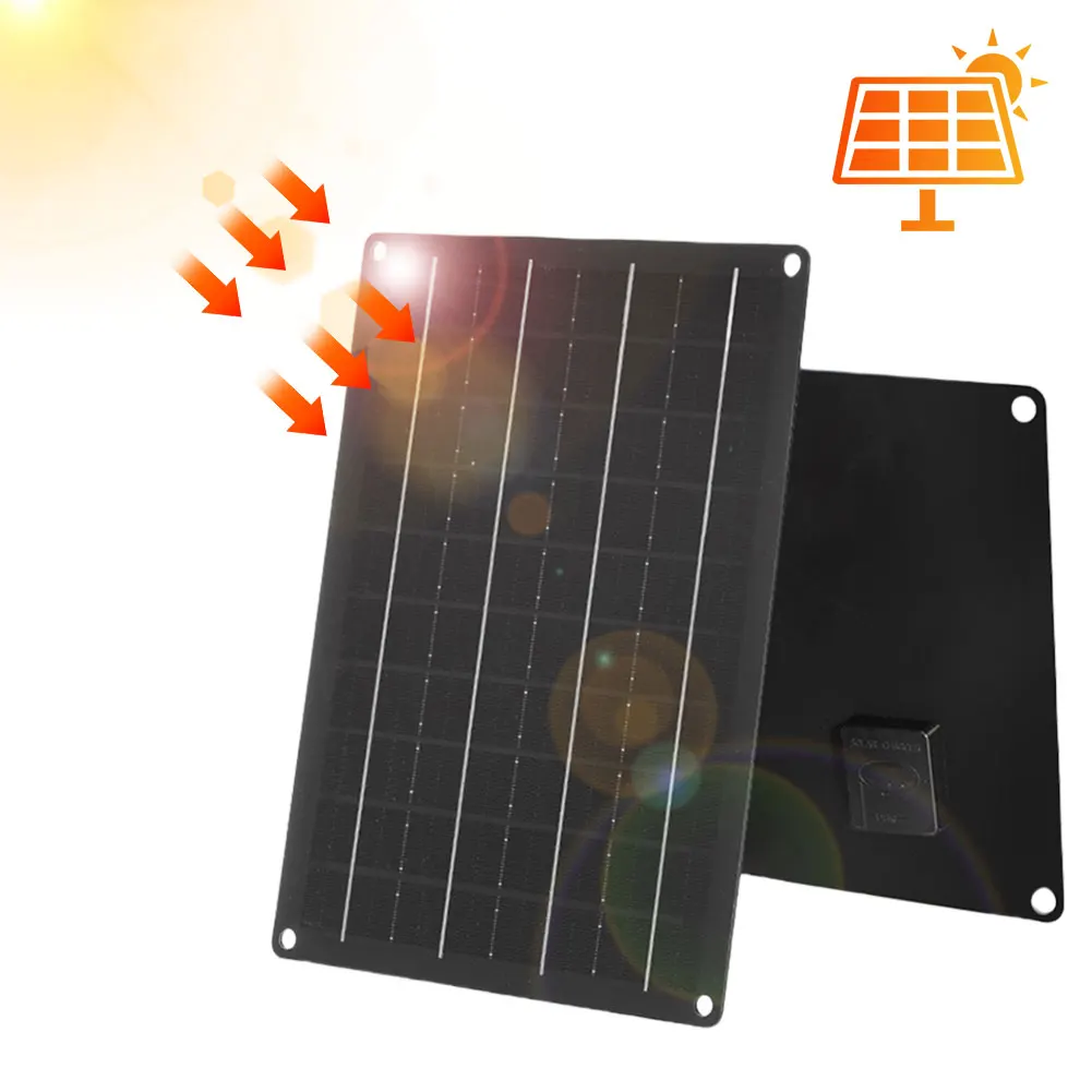 

USB Solar Panel Charger 18V 10W Mini Solar Panel Lightweight Portable Solar Panel Kit Waterproof Solar Panel for Camping Hiking
