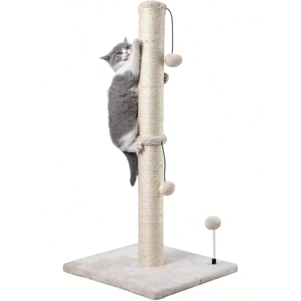 

Cat Scratchers Cat Stuff Cat TowerPost Premium Basics Kitten Cher Sisal Ch Posts With Hanging Ball 22in Kittens Or Smaller Cats