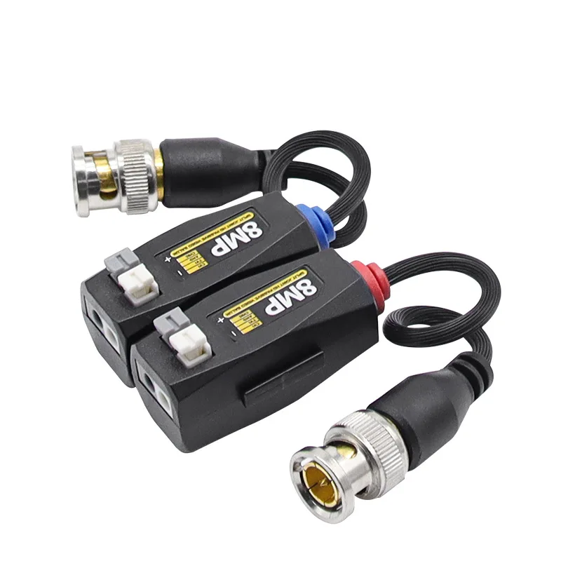 HD Passive Video Balun 8MP 1080P Transmission Twisted Pair Transmitter cctv cable for AHD/CVI/TVI Video Signal