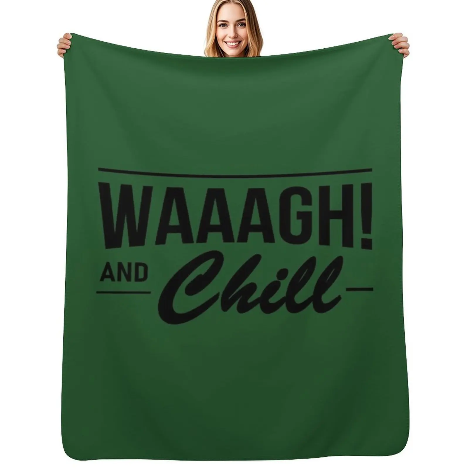 WAAAGH! (and chill) Throw Blanket For Decorative Sofa For Sofa Thin Blankets For Bed Nap Kid'S Stuffeds Blankets