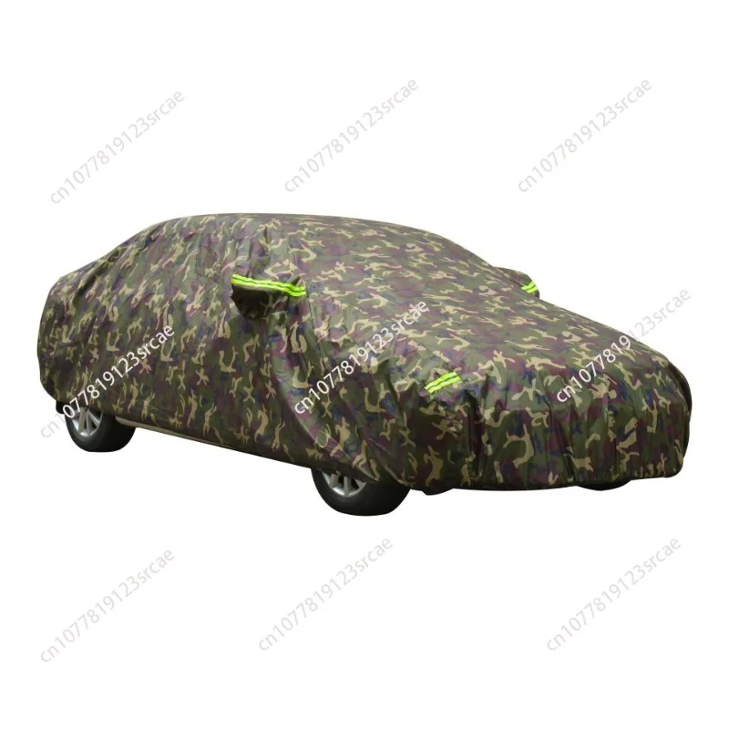 For Oxford cloth, car camouflage, car cover, sunscreen, frost, snow, dust, anti-pull, car cover, universal in all seasons