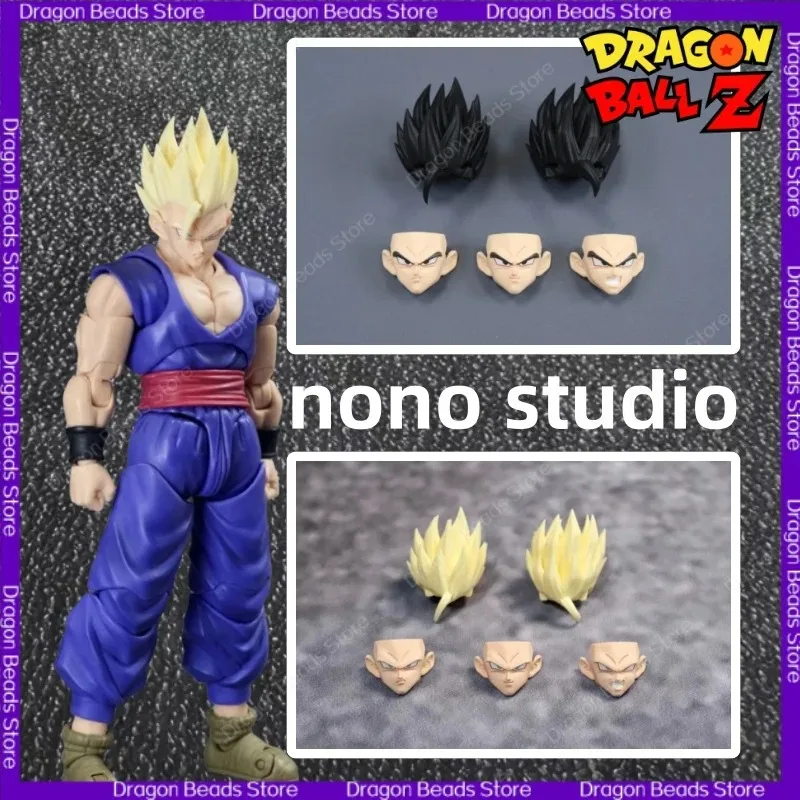 Sculpture de tête Nono Studio Gohan HM Mysterious Gohan Super 2 SHF Little Gohan Head Sculpture Goku Full Power Head Sculpture