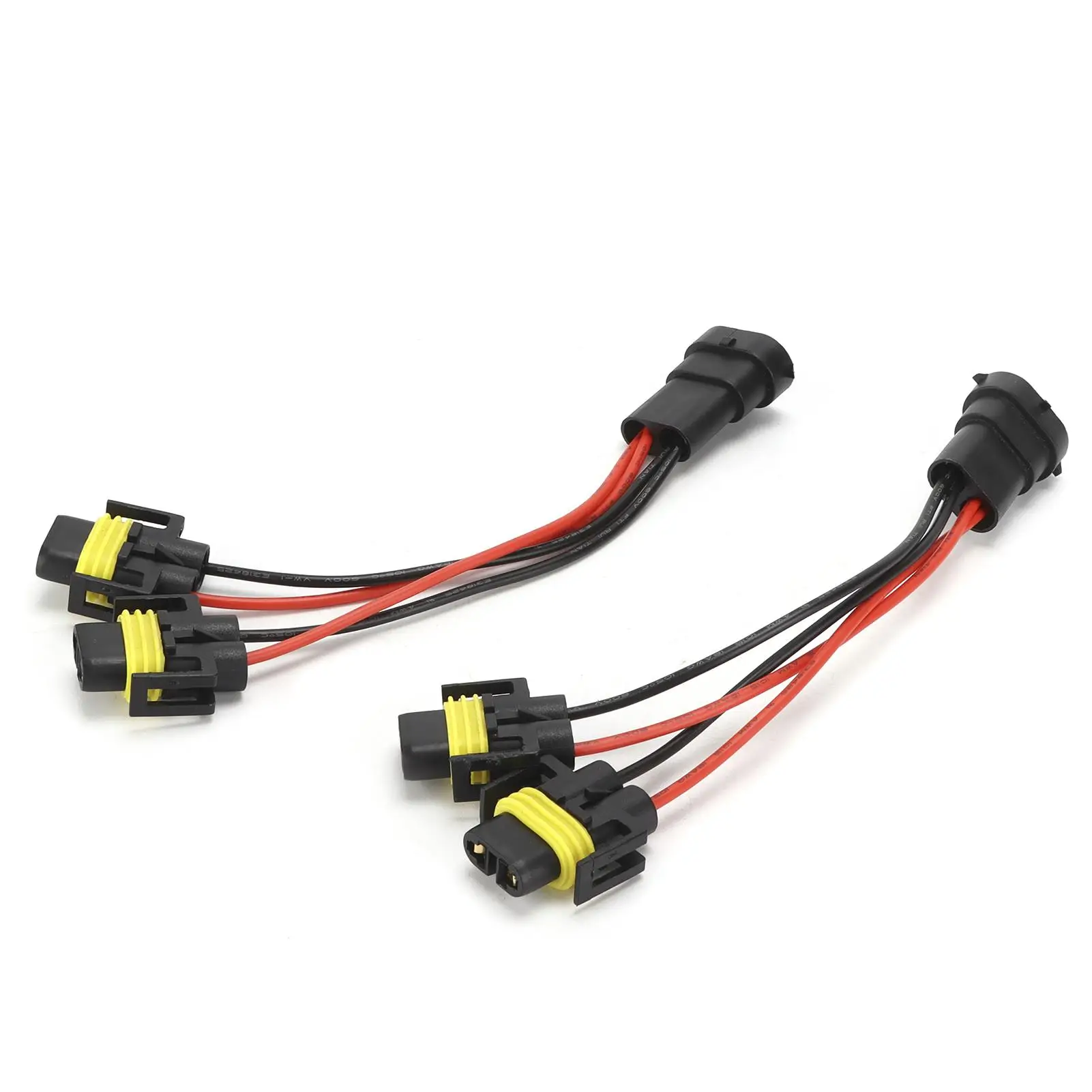 

Universal Fog Light Splitter Wiring Harness H11/H8 2-Way Male To Female Wearproof Kit