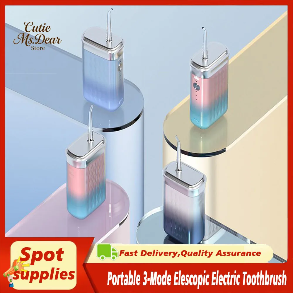 

Portable 3-Mode Elescopic Electric Toothbrush For Removing Dental Calculus Household Orthodontic Specialized Oral Cleaning